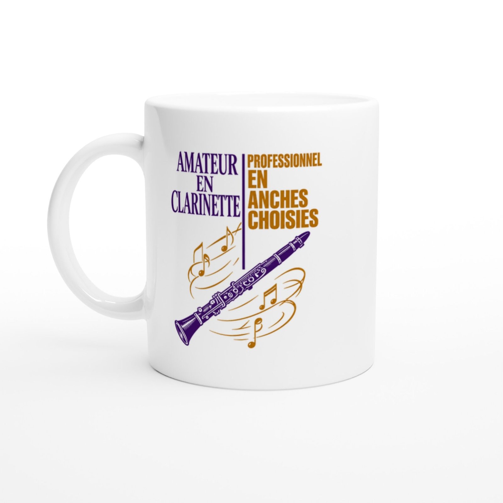 Mug Amateur En Clarinette Professionnel En Anches Choisies
