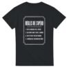 T shirt Règles de l&rsquo;Apéro On Ne Regarde Pas l&rsquo;Heure les Chips Sont à Tout le Monde