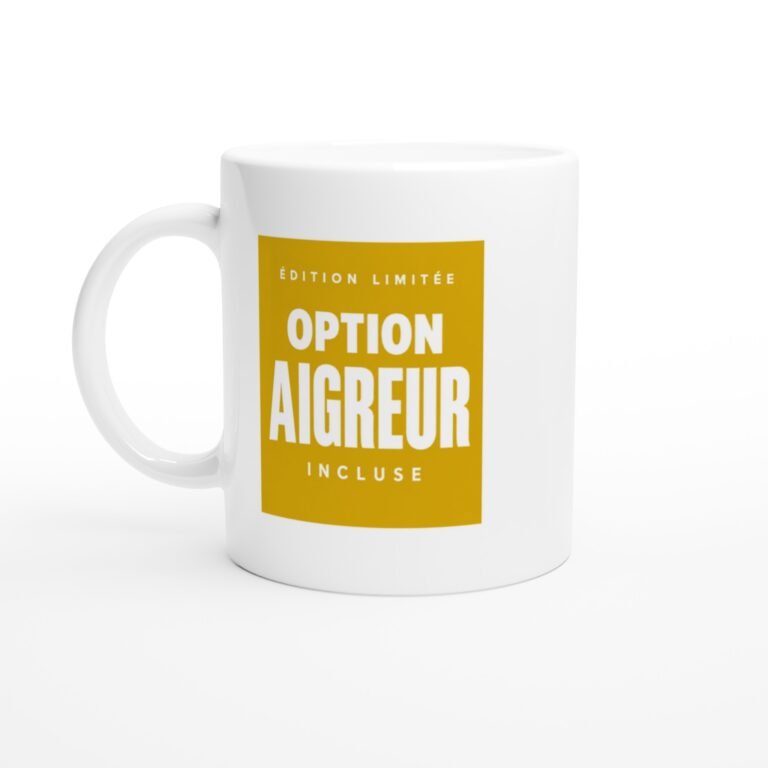Mug Édition Limitée Option Aigreur Incluse