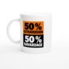 Mug 50 pour cent Extraversion 50 pour cent Bavardage