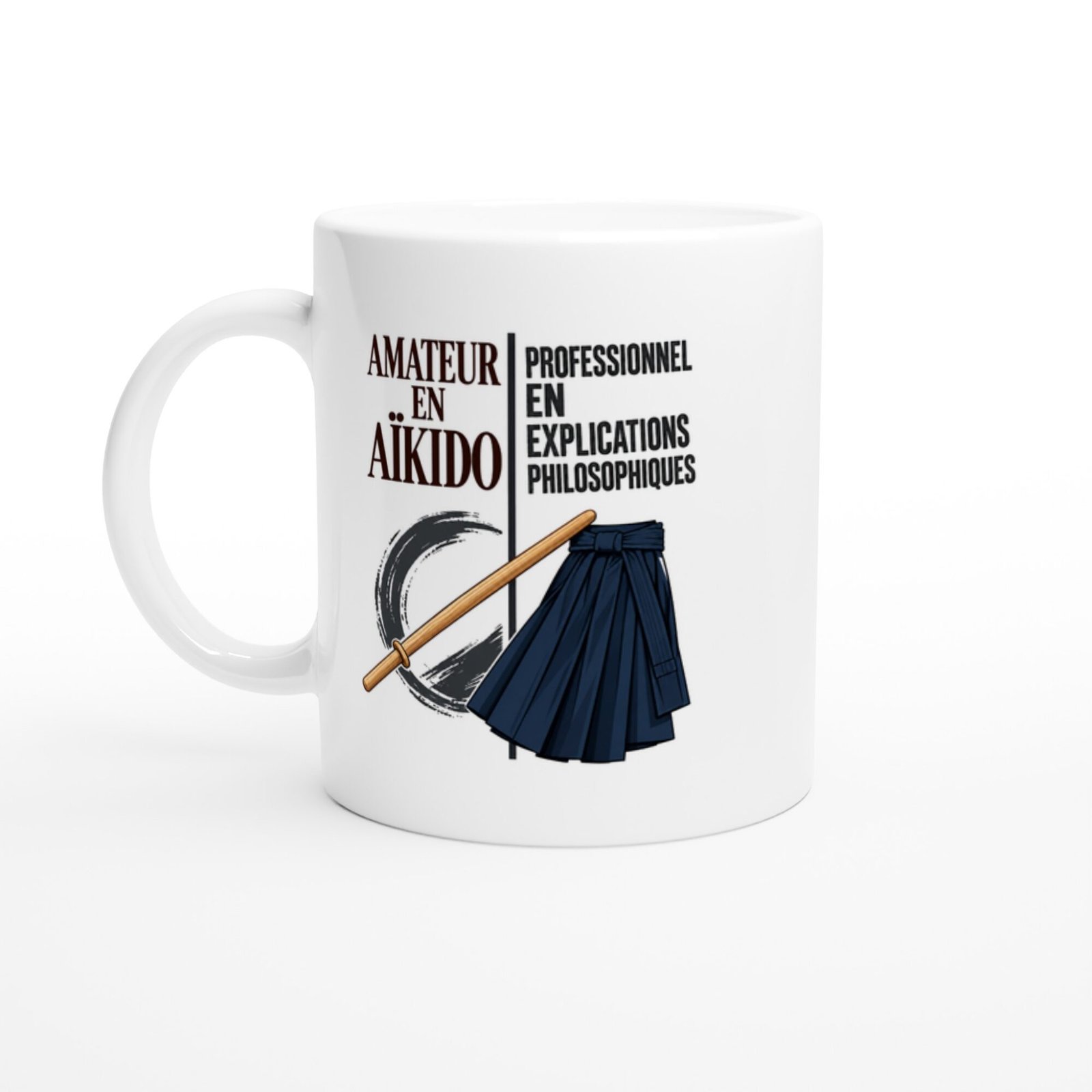 Mug Amateur En Aïkido Professionnel En Explications Philosophiques