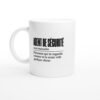Mug Agent de Sécurité Personne Qui Te Regarde Comme Si Tu Avais Volé Quelque Chose