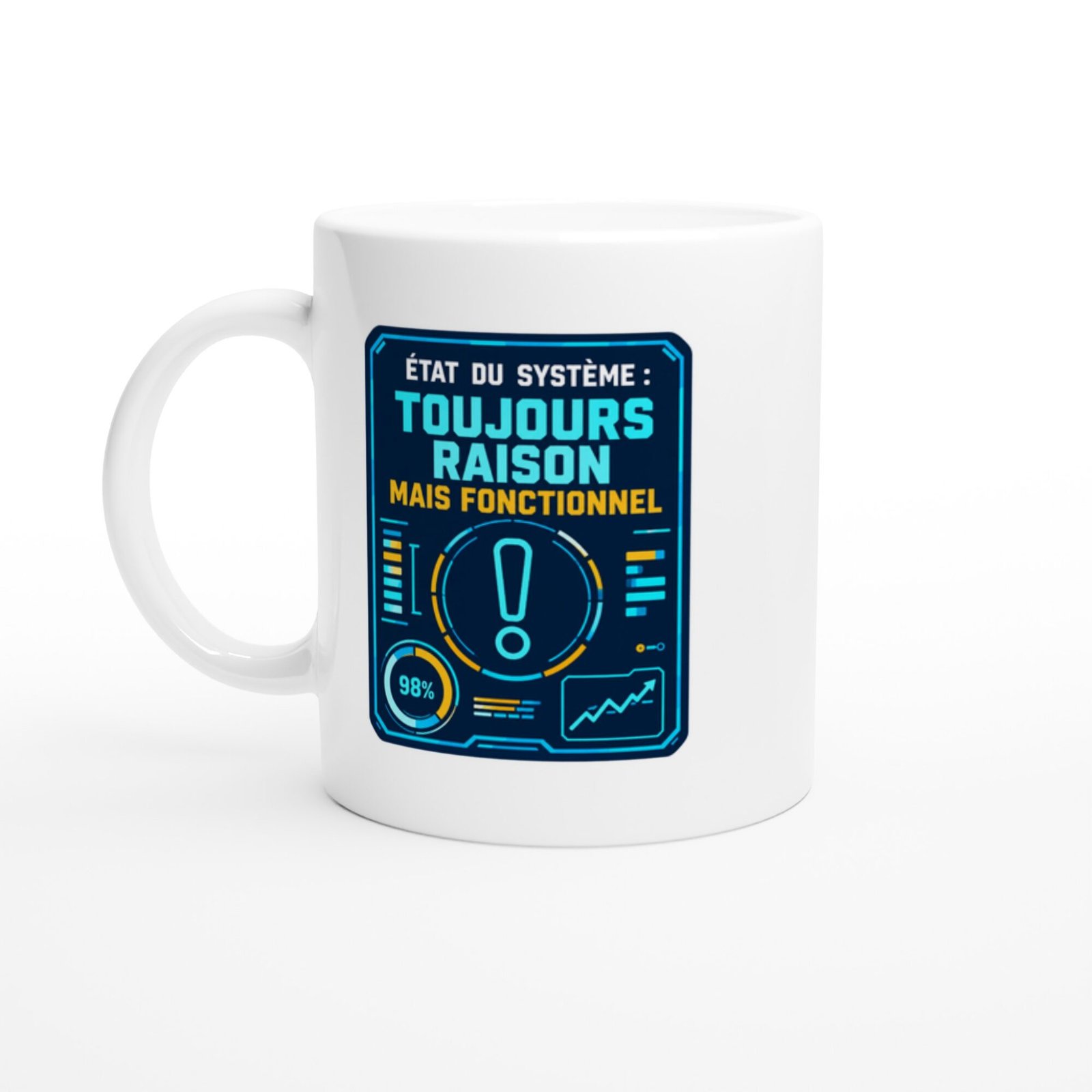 Mug État du Système Toujours Raison Mais Fonctionnel