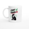Mug Chat Oui Travail Non