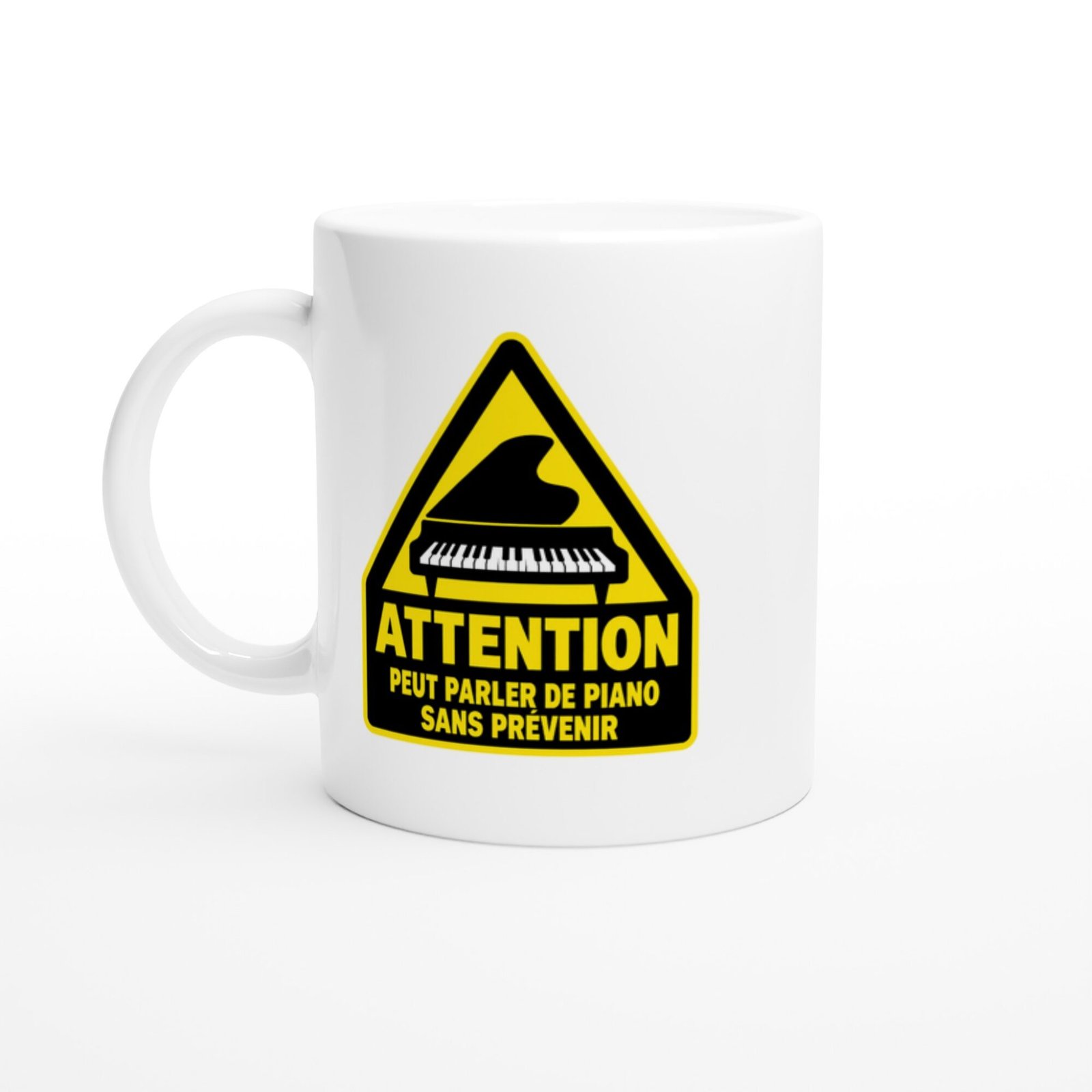 Mug Attention Peut Parler De Piano Sans Prévenir