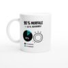 Mug 90 pour cent Morfale 10 pour cent Adorable