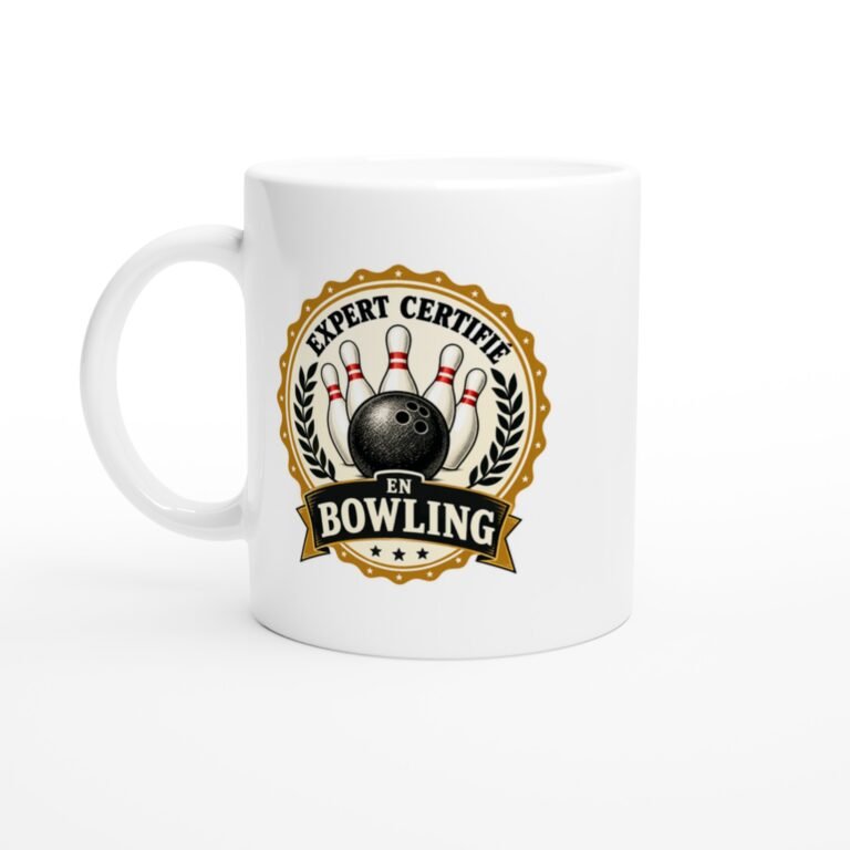 Mug Bowling Expert Certifié En Bowling