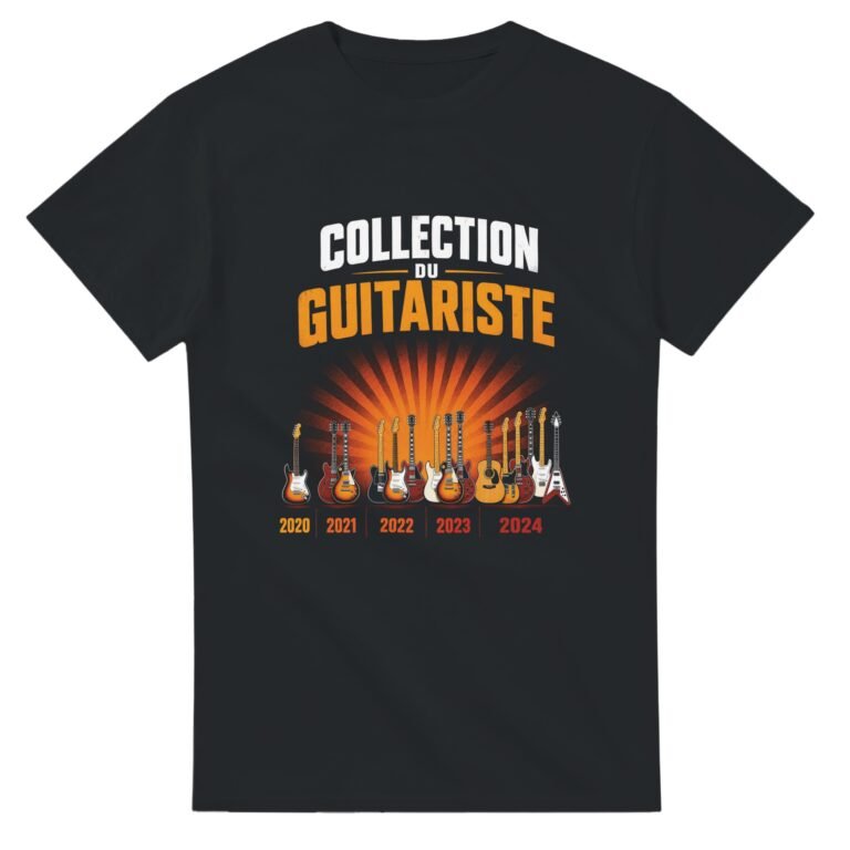 T shirt Collection du Guitariste 2020 2021 2022 2023 2024