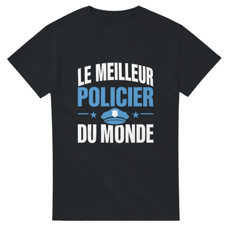 T shirt Le Meilleur Policier du Monde