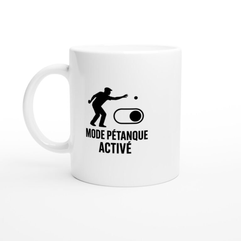 Mug Mode Pétanque Activé