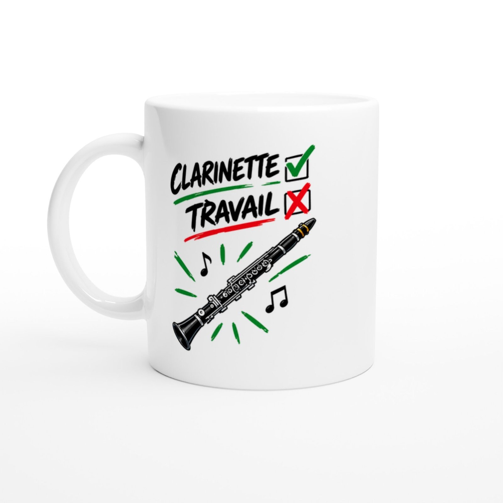 Mug Clarinette Travail