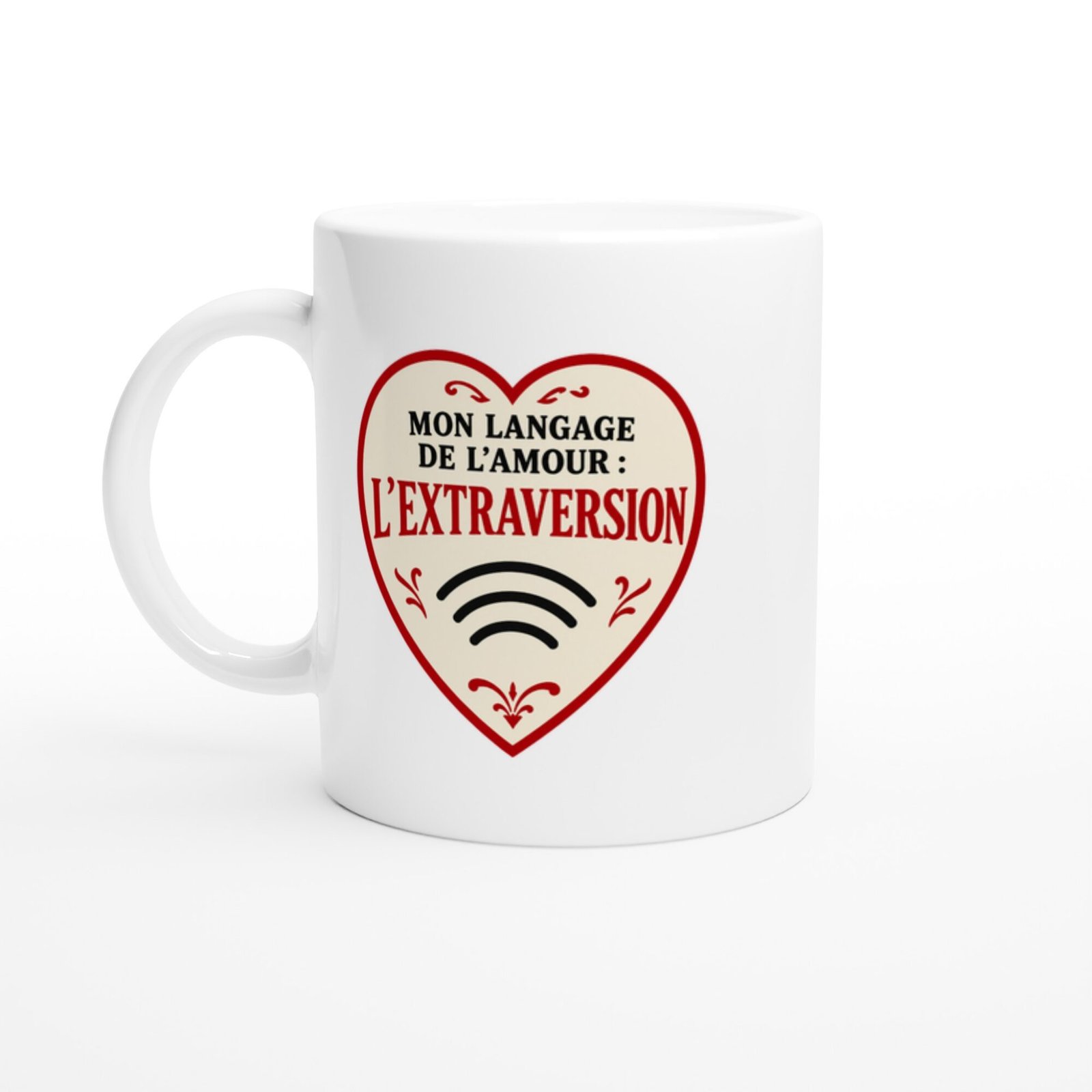 Mug Mon Langage de l&rsquo;Amour l&rsquo;Extraversion
