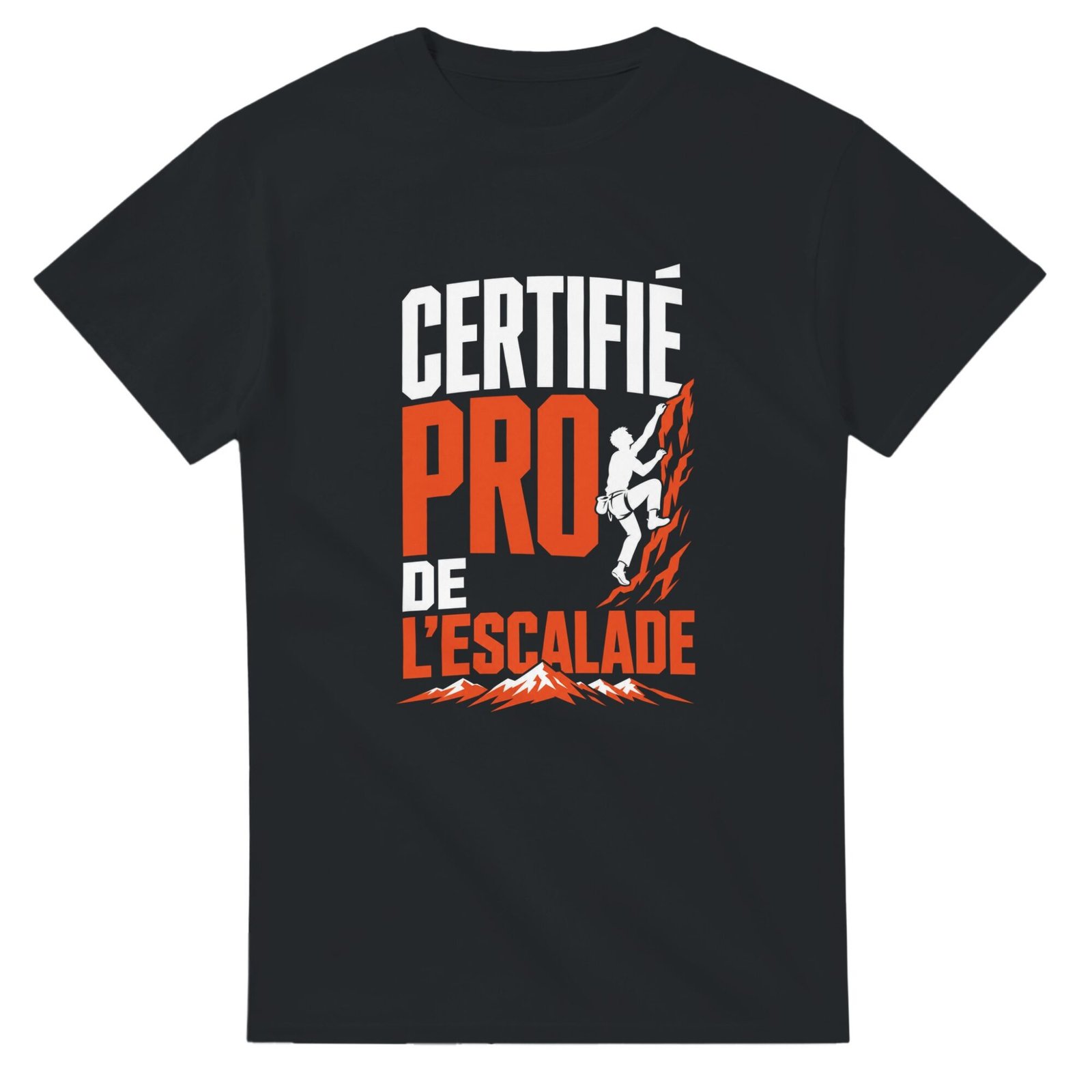 T shirt Certifié Pro de l&rsquo;Escalade