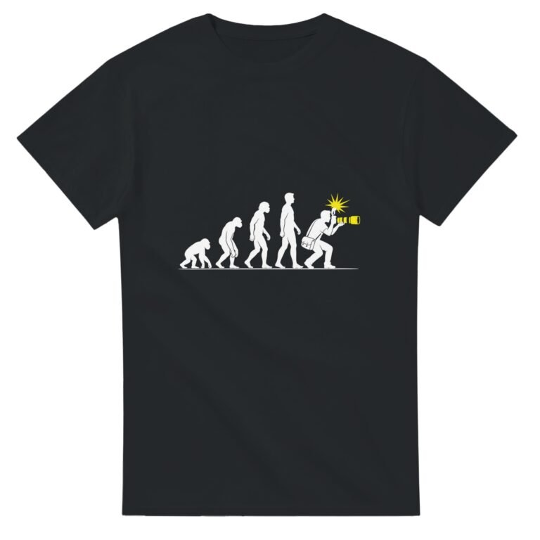 T shirt Photographie Évolution