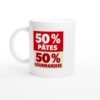 a06d5f0b-db69-4493-85cc-d82ed993aba6.jpg Mug 50 pour cent Pâtes 50 pour cent Gourmandise