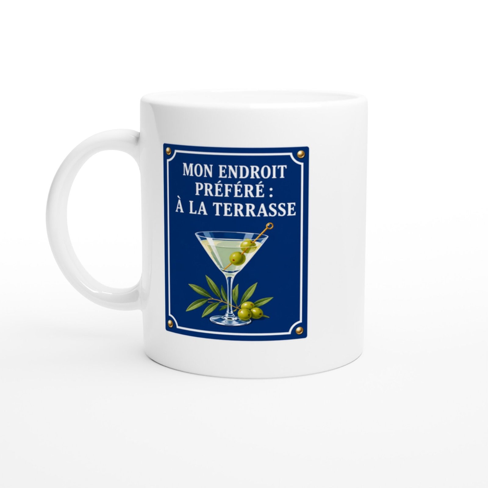 Mug Apéritif Mon Endroit Préféré À La Terrasse