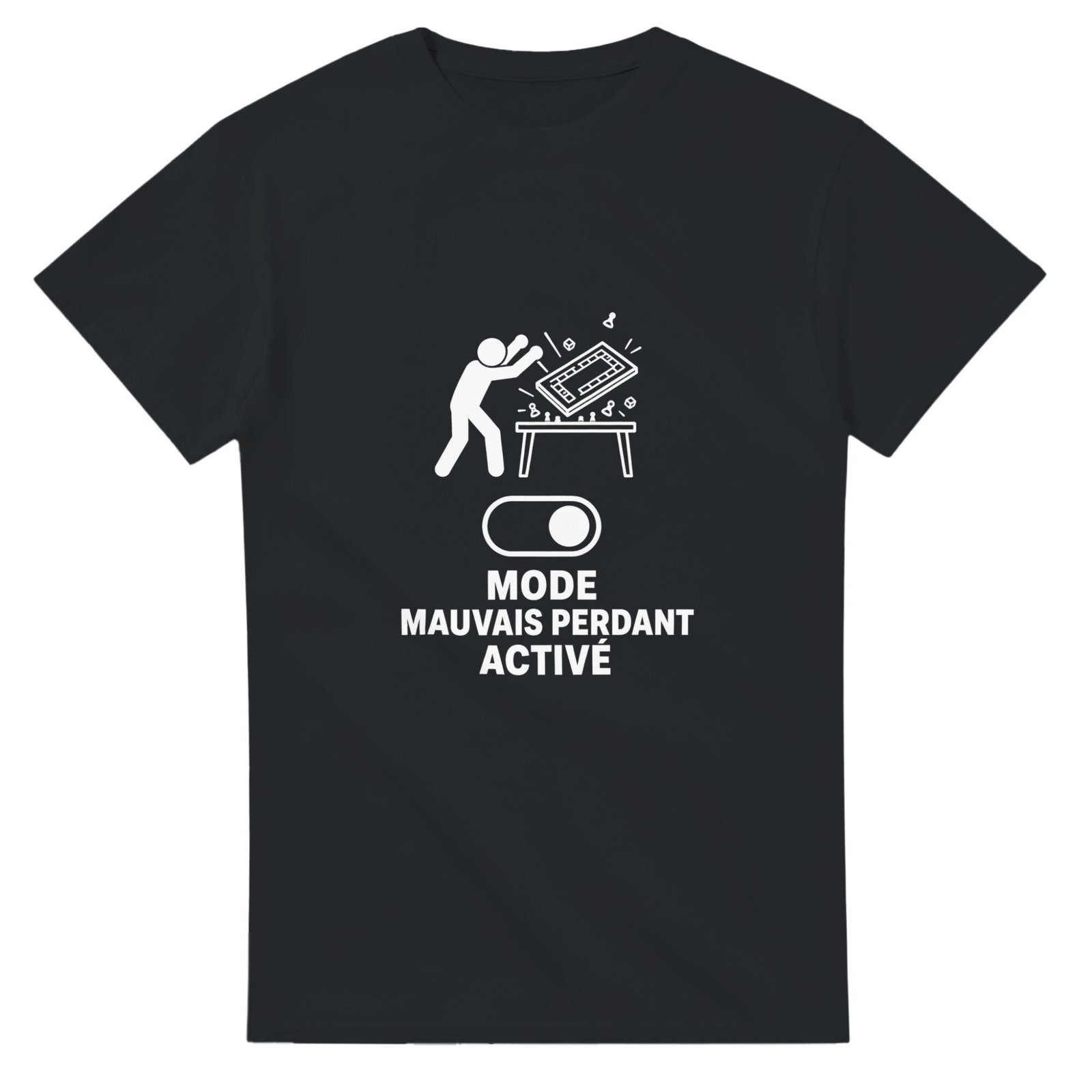 T shirt Mode Mauvais Perdant Activé