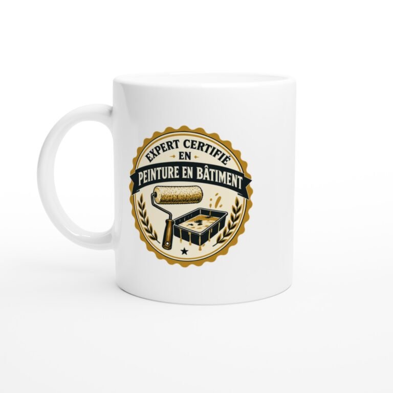 Mug Expert Certifié En Peinture En Bâtiment