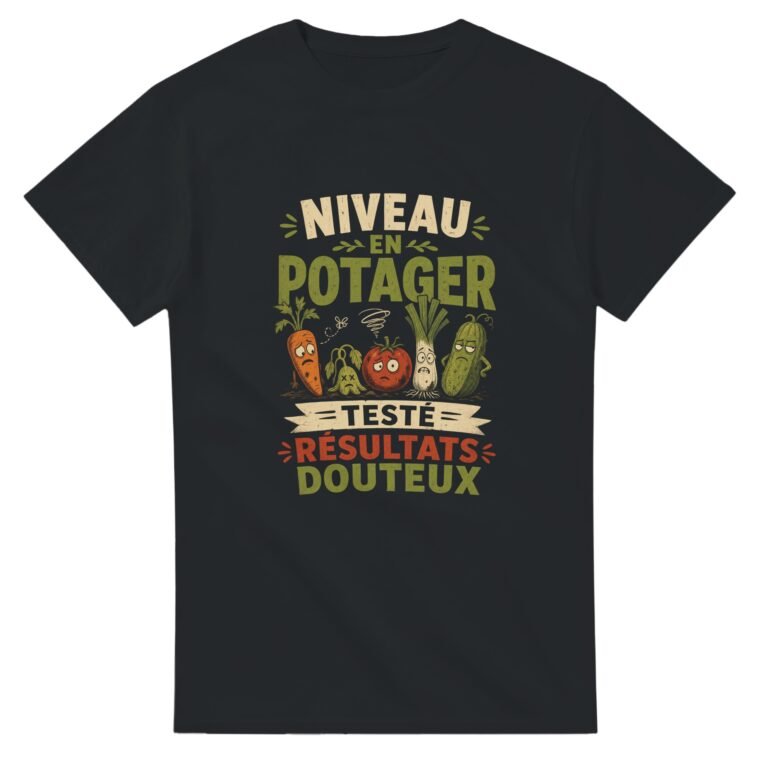 T shirt Niveau en Potager Testé Résultats Douteux