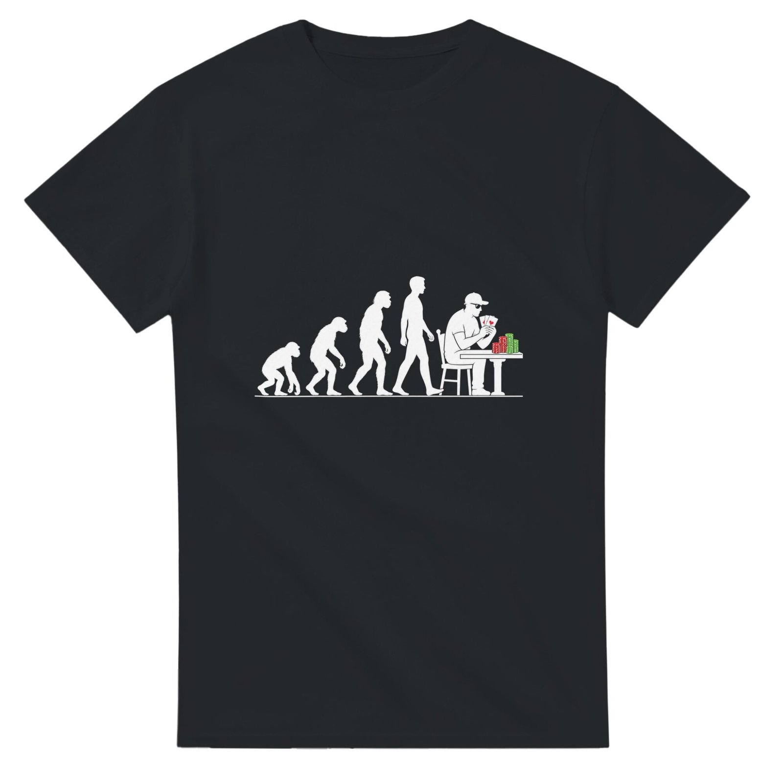T shirt Poker Évolution