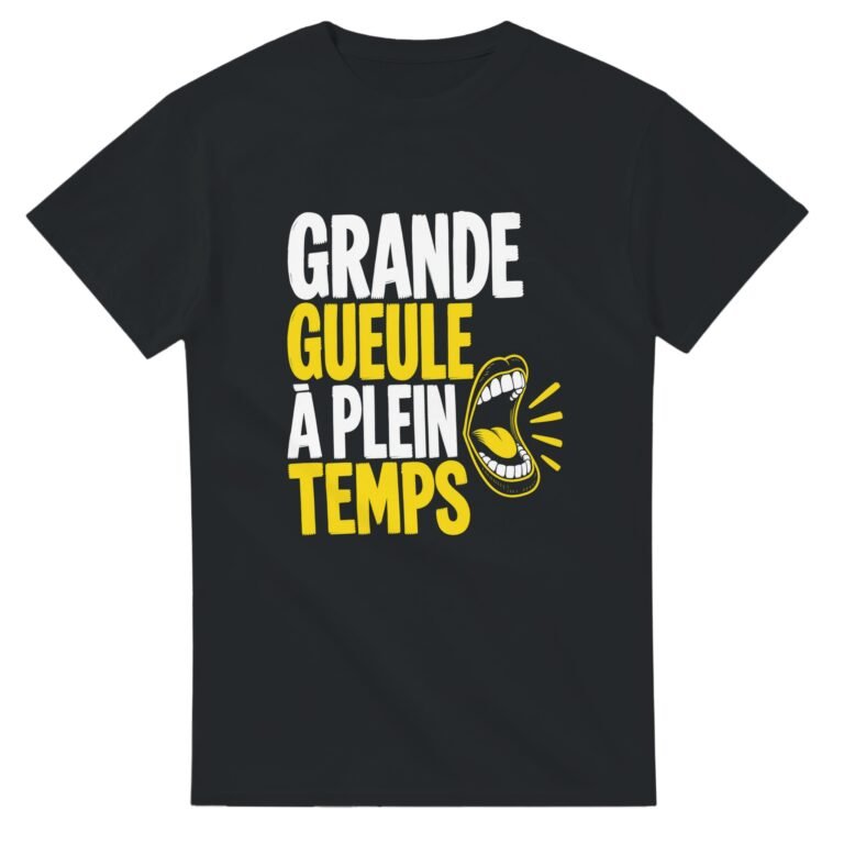 T shirt Grande Gueule à Plein Temps