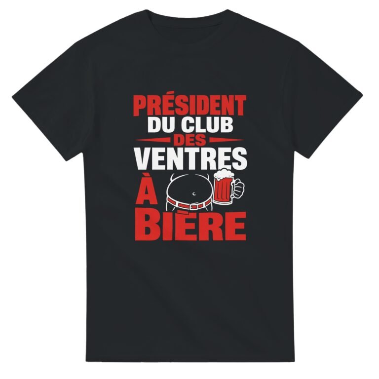 T shirt Président du Club des Ventres à Bière