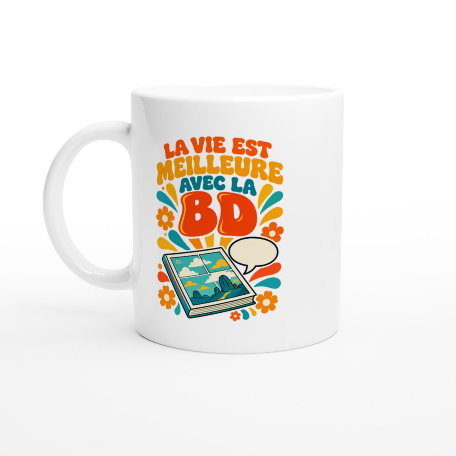 Mug Bande Dessinée La Vie Est Meilleure Avec La BD