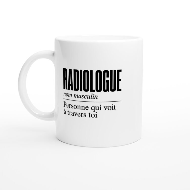 Mug Radiologue Personne Qui Voit à Travers Toi