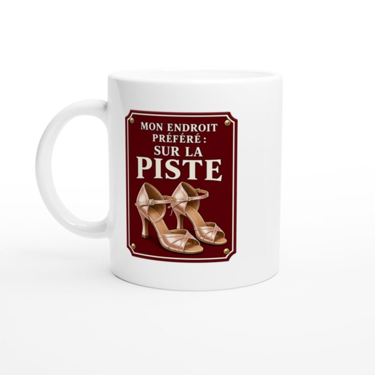 Mug Danse De Salon Mon Endroit Préféré Sur La Piste