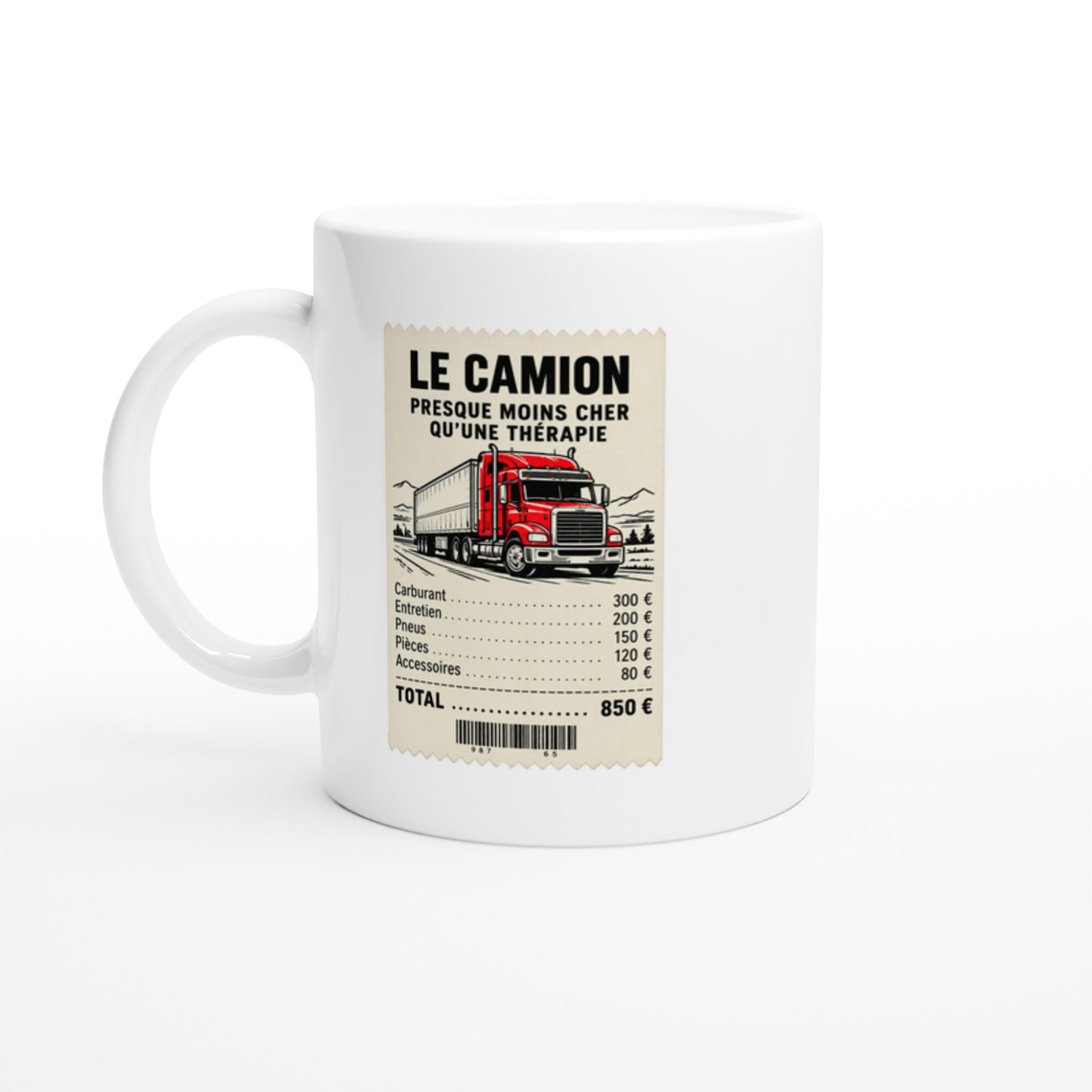 Mug Camion Presque Moins Cher Qu&rsquo;Une Thérapie
