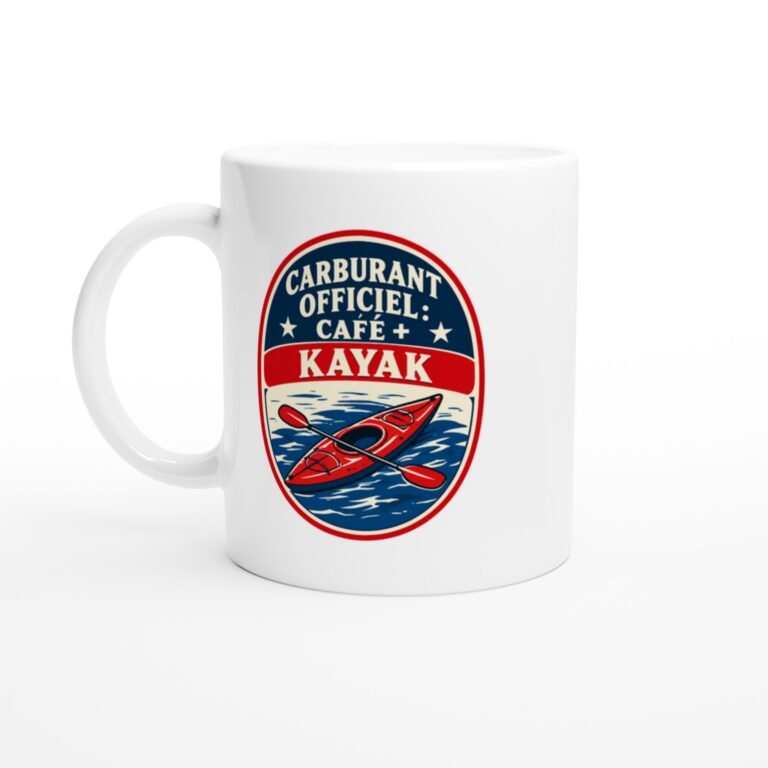 Mug Carburant Officiel Café + Kayak