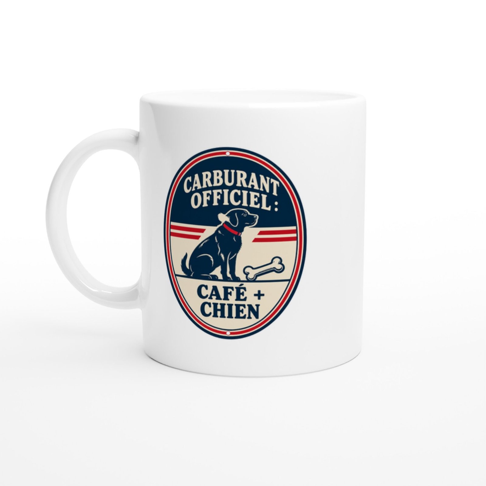 Mug Carburant Officiel Café + Chien