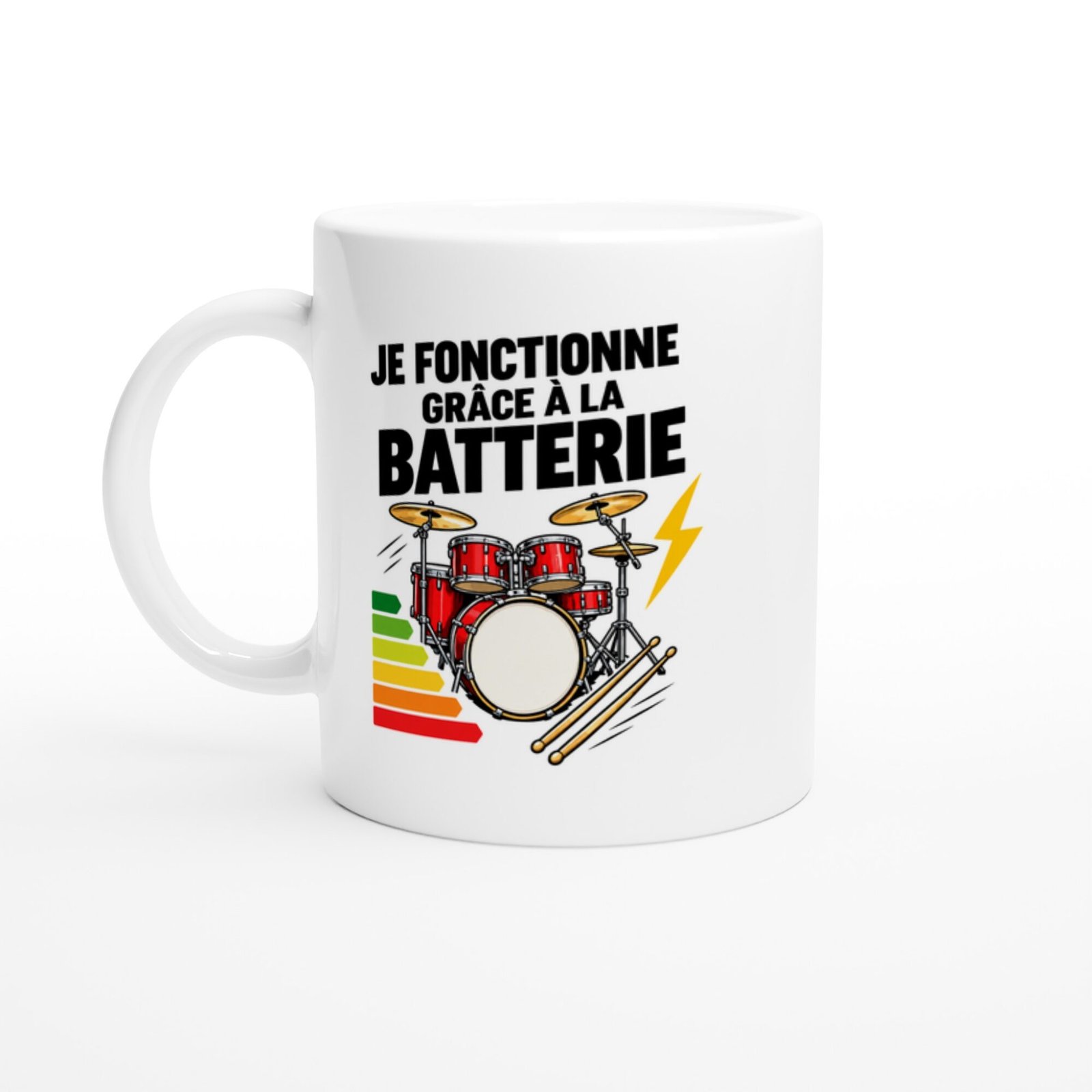 Mug Je Fonctionne Grâce À La Batterie