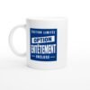 Mug Édition Limitée Option Entêtement Incluse Fond Bleu