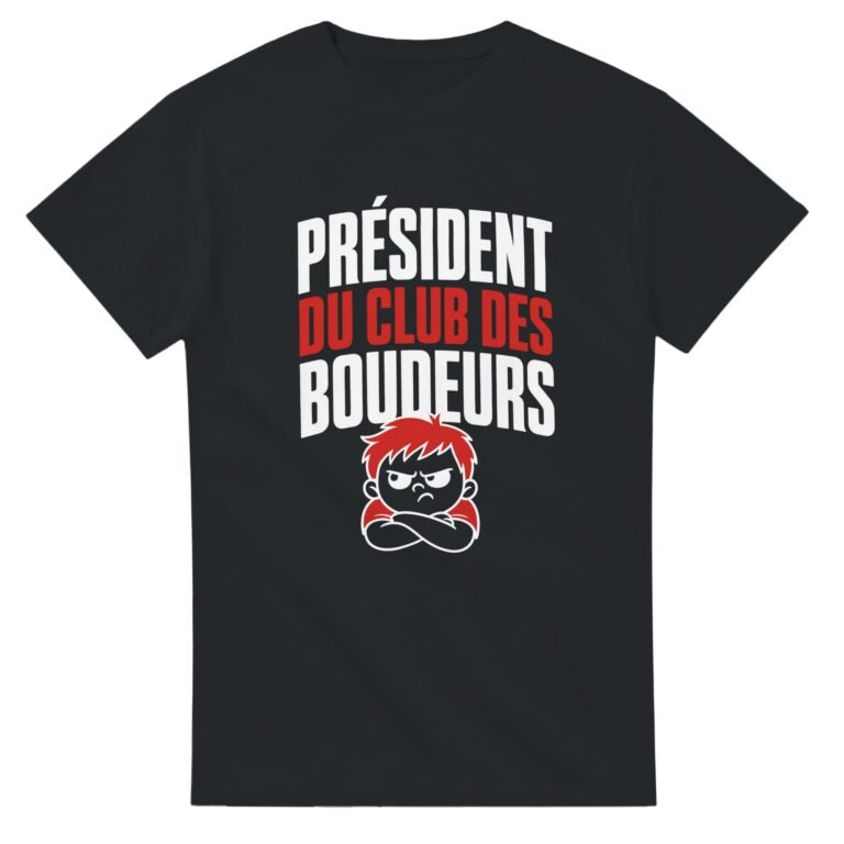 T shirt Président du Club des Boudeurs