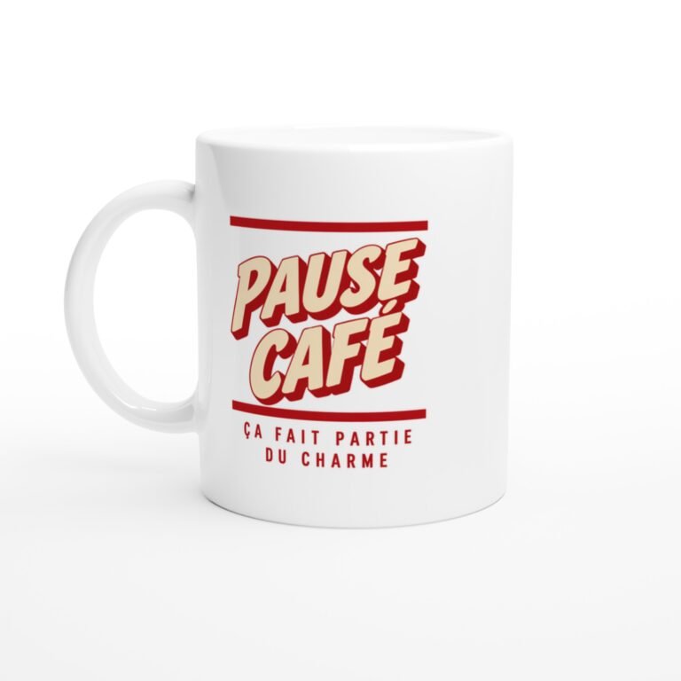 Mug Pause Café Ça Fait Partie du Charme