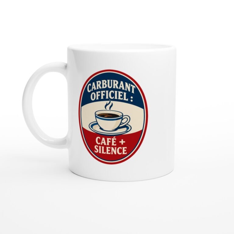 Mug Carburant Officiel Café + Silence