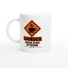 Mug Danger Risque Élevé de Caféine