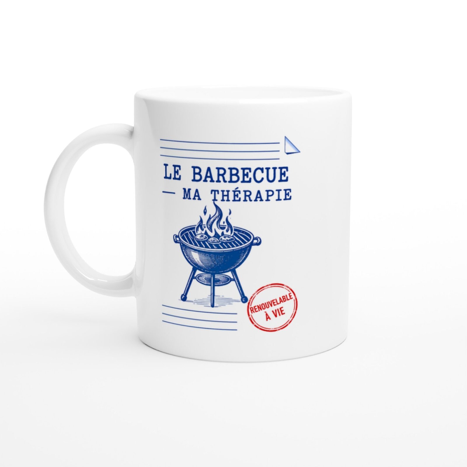 Mug Barbecue Ma Thérapie Renouvelable À Vie