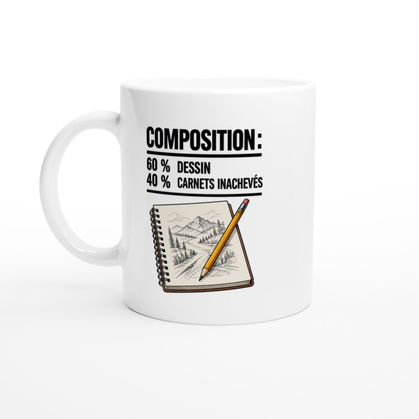 b6400f17-3c0a-431f-a60d-d326eb98f3b6.jpg Mug Composition 60 % Dessin 40 % Carnets Inachevés