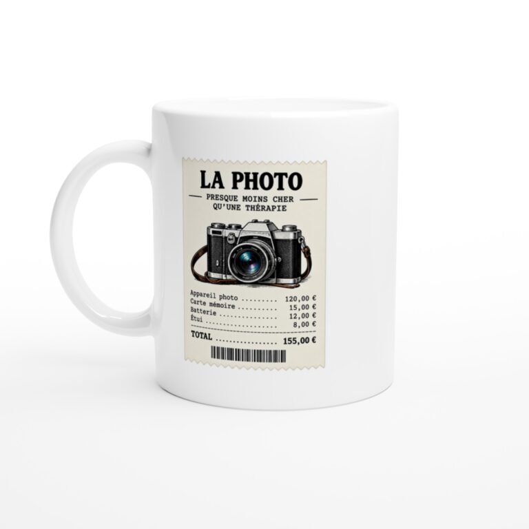 Mug Photo Presque Moins Cher Qu'Une Thérapie