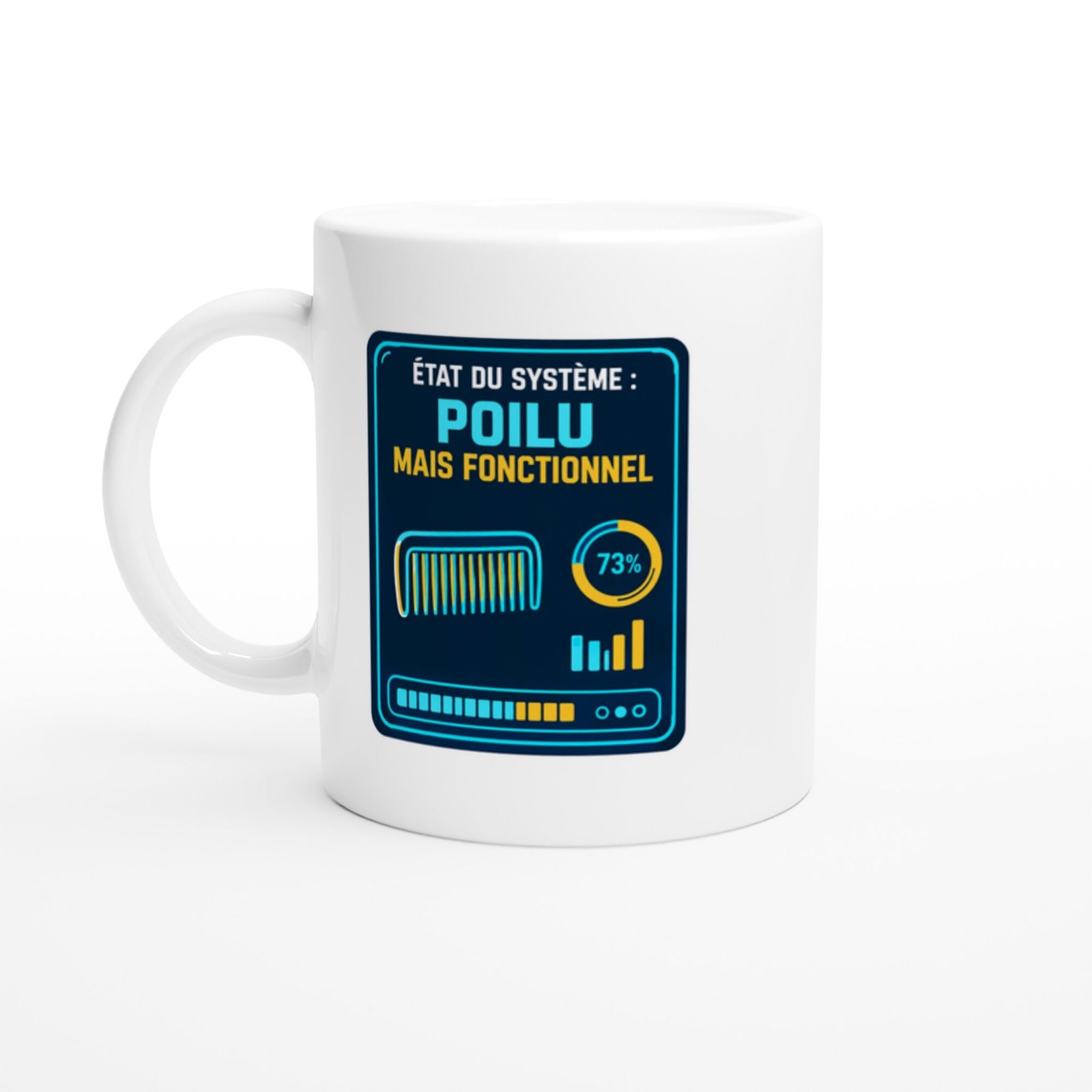 Mug État du Système Poilu Mais Fonctionnel