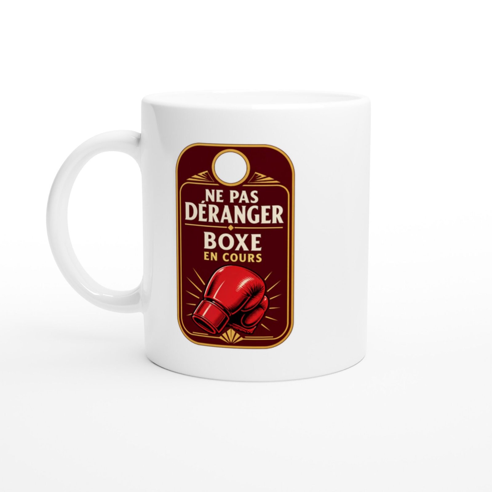 Mug Ne Pas Déranger Boxe En Cours