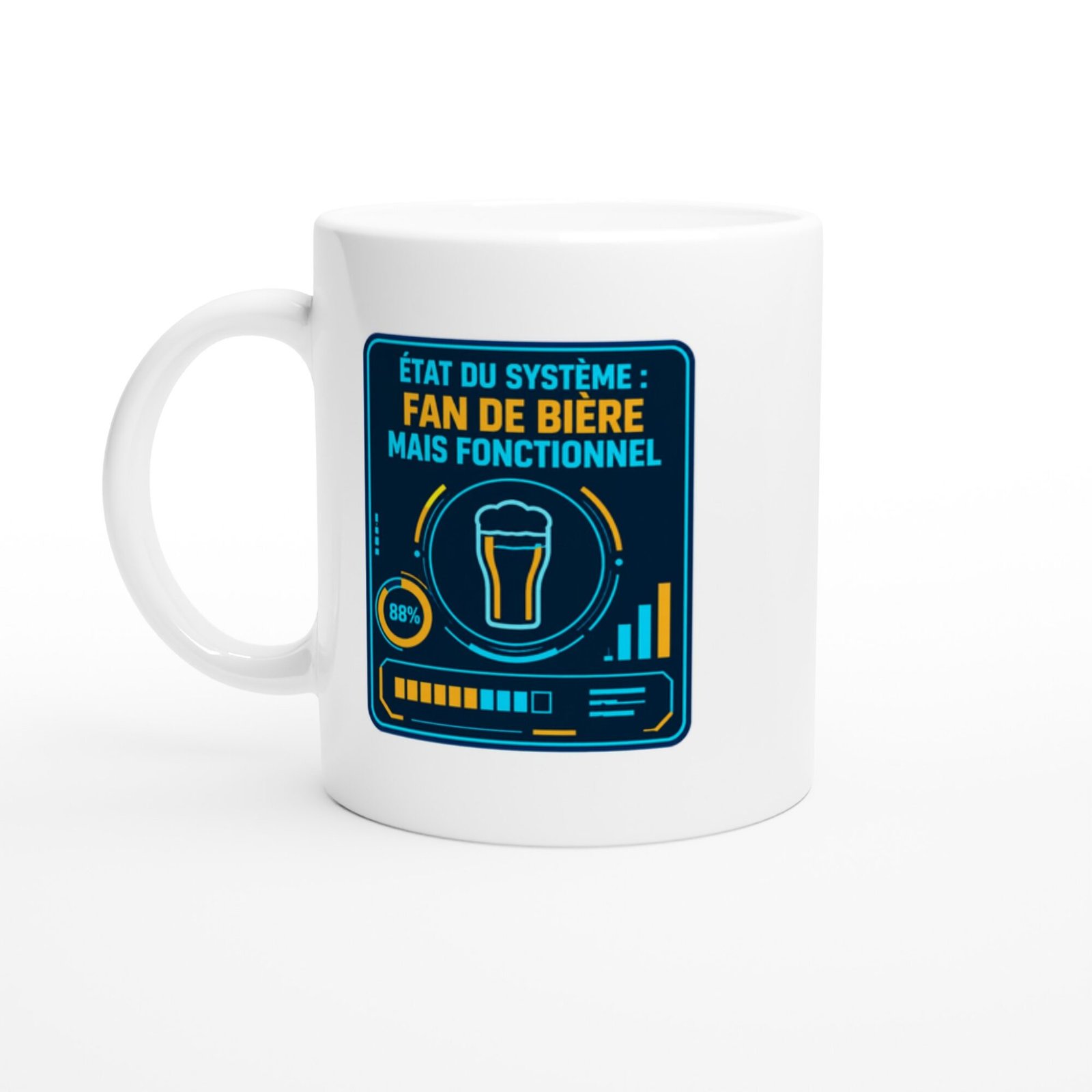 Mug État du Système Fan de Bière Mais Fonctionnel