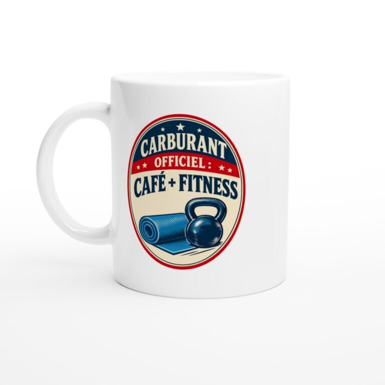 Mug Carburant Officiel Café + Fitness