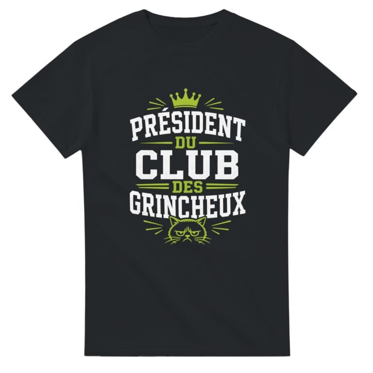 T shirt Président du Club des Grincheux