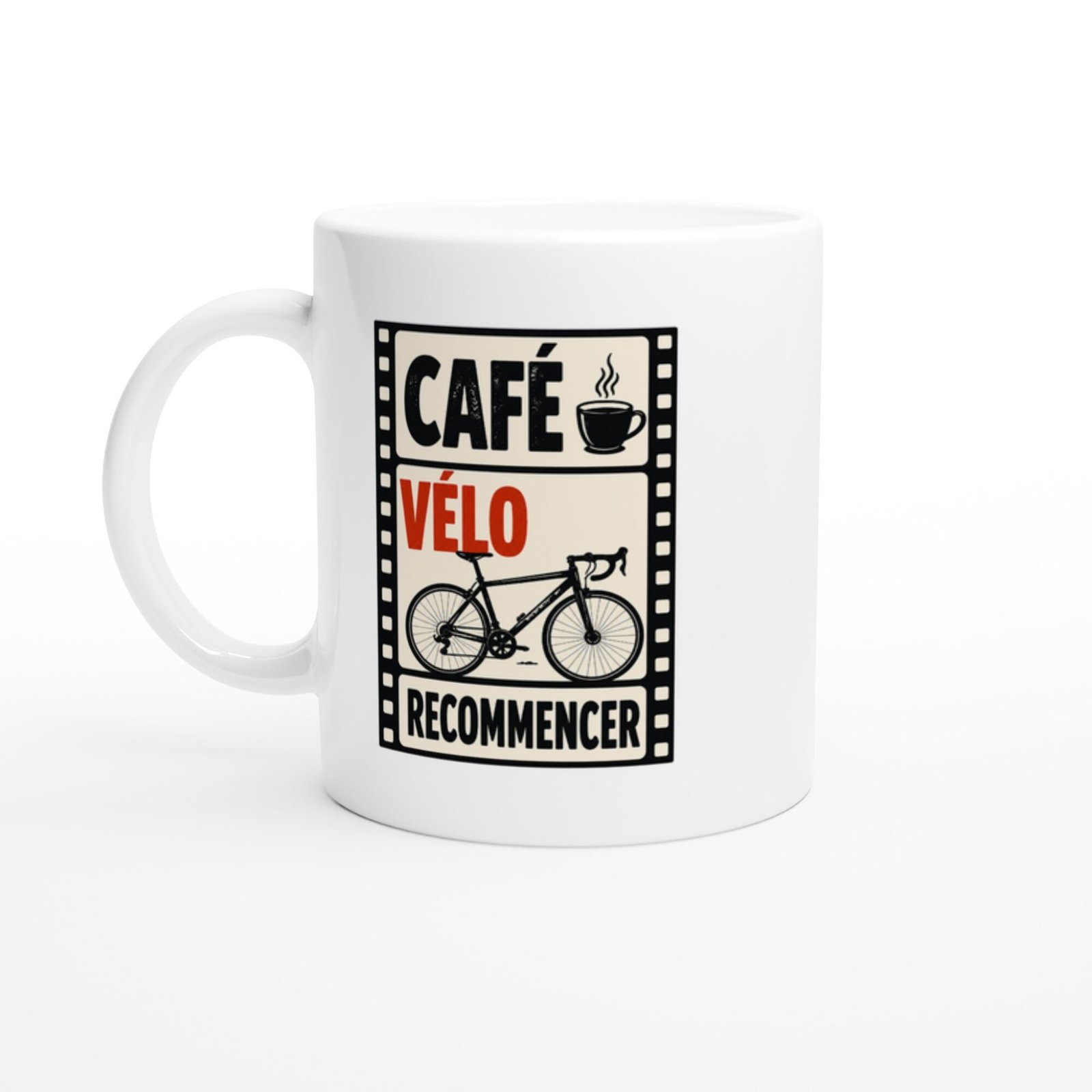 Mug Café Vélo Recommencer