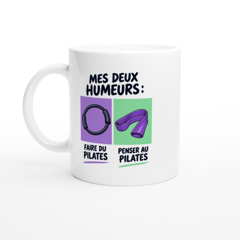 Mug Pilates Mes Deux Humeurs Faire Du Pilates