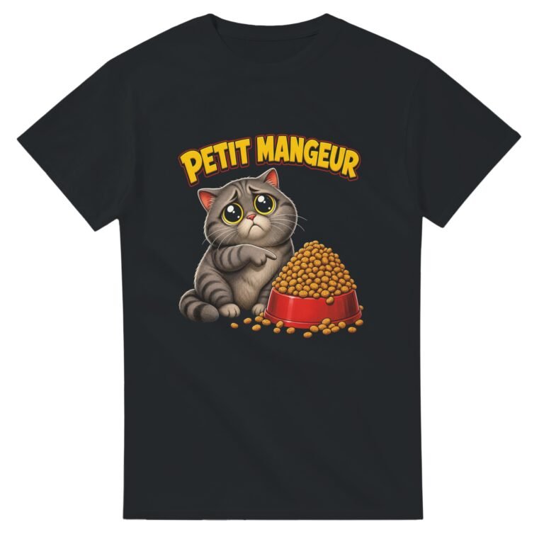 T shirt Chat Petit Mangeur