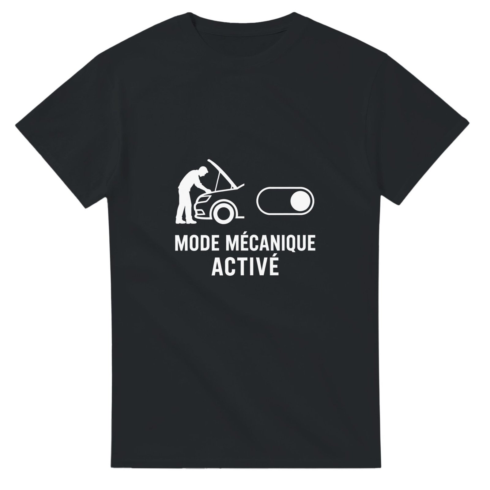 T shirt Mode Mécanique Activé